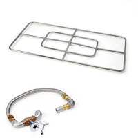HPC Rectangle Burner Kits – Stainless Steel — 48x24"