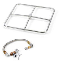 HPC Square Burner Kits – Stainless Steel — 12"