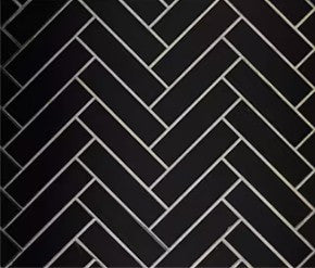 HHT 42" Black Onyx Herringbone Refractory Set WDR3842-H-BK
