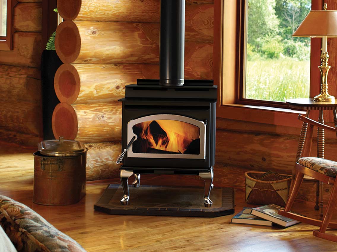 IronStrike S210AGLS Performer 210 GL Wood Stove, Arch Door