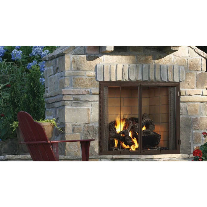 Majestic Castlewood 42" Outdoor Wood Fireplace ODCASTLEWD-42