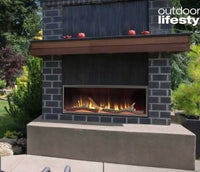 Majestic Lanai 72" Outdoor Natural Gas Linear Fireplace ODLANAIG-72