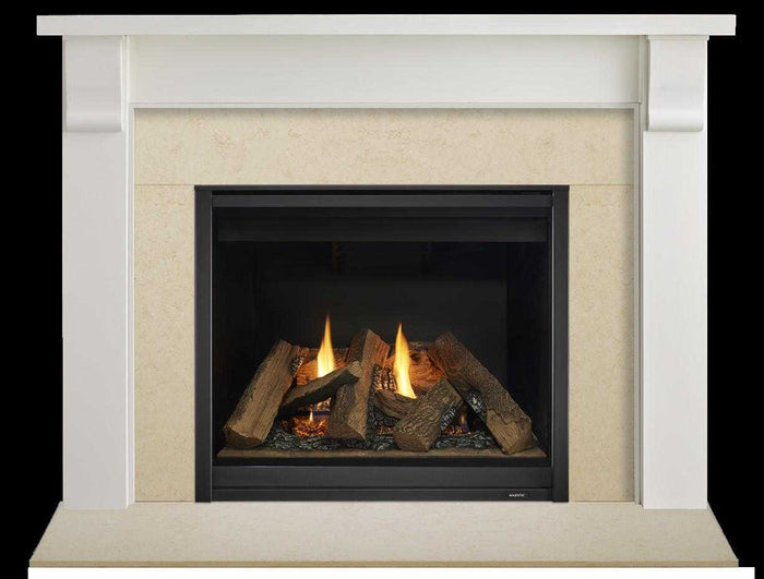 Majestic Merritt A Flush Wood Mantel AFMTMPA