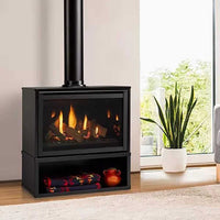 Majestic Products 30" Ruby Direct Vent Freestanding Gas Insert Fireplace RUBY30I