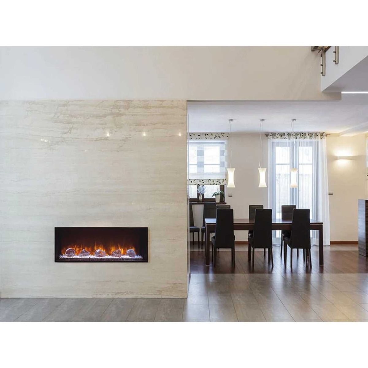 Modern Flames Landscape FullView 2 100" Built-In Electric Fireplace LFV2-100/15-SH