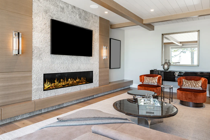 Modern Flames ORION 120" MULTI LINEAR V2 LCD ELECTRIC FIREPLACE OR120-MULTI-V2