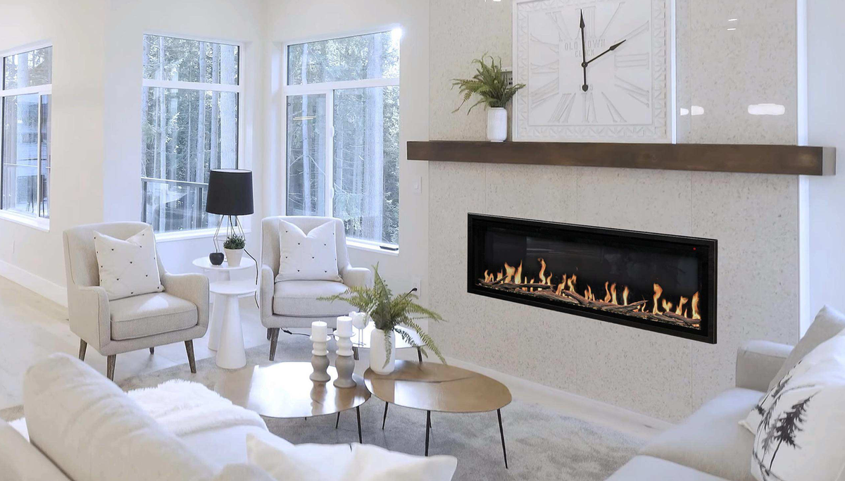 Modern Flames ORION 60" SLIM LINEAR V2 LCD ELECTRIC FIREPLACE OR60-SLIM-V2