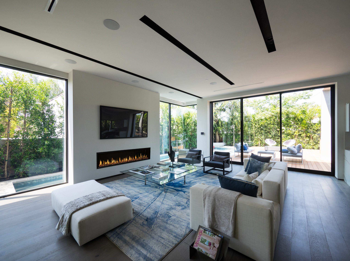 Modern Flames ORION 76" SLIM LINEAR V2 LCD ELECTRIC FIREPLACE OR76-SLIM-V2
