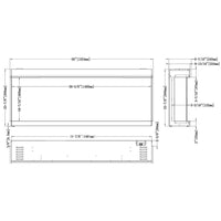 Modern Flames Orion Multi 60" Electric Fireplace OR60-MULTI