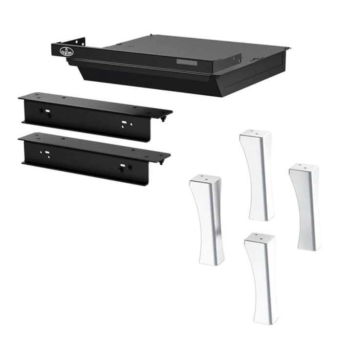 Osburn Brushed Nickel - Straight Leg Kit with Ash Drawer OA10236