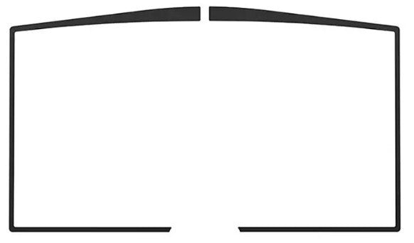 Osburn Everest III Black Steel Door Overlay OA10620