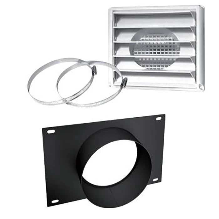 Osburn Fresh Air Intake Kit for Stoves on Legs (5”) AC01204