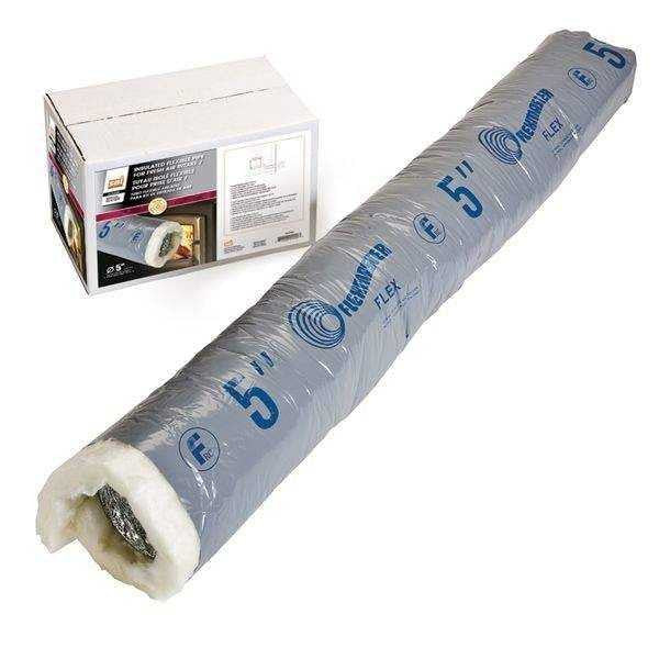 Osburn Insulated Flex Pipe for Fresh Air Intake Kit (4”x25’) AC01359