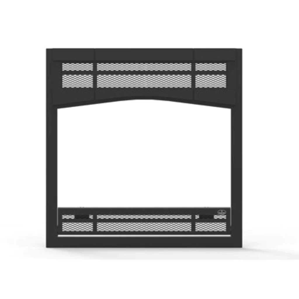 Osburn Metallic Black Prairie Style Faceplate OA10252