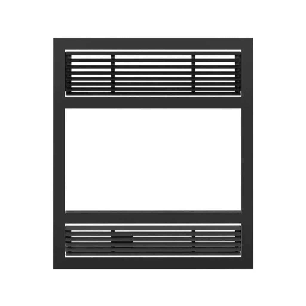 Osburn Metallic Black Traditional Faceplate OA10251