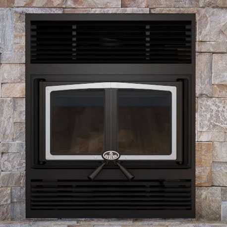 Osburn Semi-Transparent Black Glass with Night flame Effect (SET OF 2)