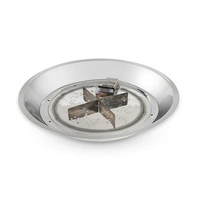 Outdoor Greatroom 20" Round Crystal Fire Plus Gas Burner CFP20