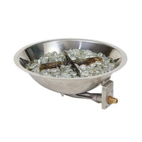 Outdoor Greatroom 30" Round Crystal Fire Plus Gas Burner CFP30