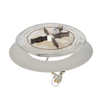 Outdoor Greatroom 36" Round Do-it-Yourself Crystal Fire Plus Gas Burner Kit DIY-36RD-K