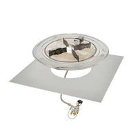 Outdoor Greatroom 42" x 42" Square Do-it-Yourself Crystal Fire Plus Gas Burner Kit DIY-4242S-K