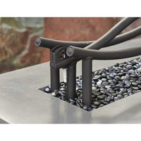 Outdoor Greatroom 56" Linear Black Wave Gas Burner WV-56