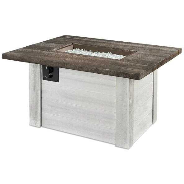 Outdoor Greatroom Alcott Rectangular Gas Fire Pit Table ALC-1224