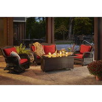 Outdoor Greatroom Balsam Montego Linear Gas Fire Pit Table MG-1242-BLSM-K