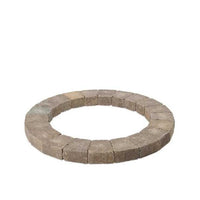 Outdoor Greatroom Bronson Block Round Gas Fire Pit Kit BRON52-K