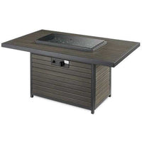 Outdoor Greatroom Brooks Rectangular Gas Fire Pit Table BRK-1224-19-K