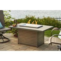 Outdoor Greatroom Brooks Rectangular Gas Fire Pit Table BRK-1224-19-K