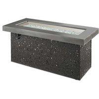 Outdoor Greatroom Grey Key Largo Linear Gas Fire Pit Table KL-1242-MM