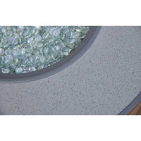 Outdoor Greatroom Grey Stonefire Round Gas Fire Pit Table SF-32-GRY-K
