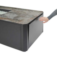 Outdoor Greatroom Kinney Rectangular Gas Fire Pit Table KN-1224