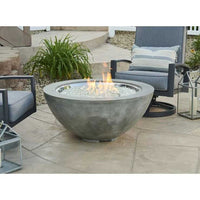 Outdoor Greatroom Natural Grey Cove 42" Round Gas Fire Pit Bowl CV-30