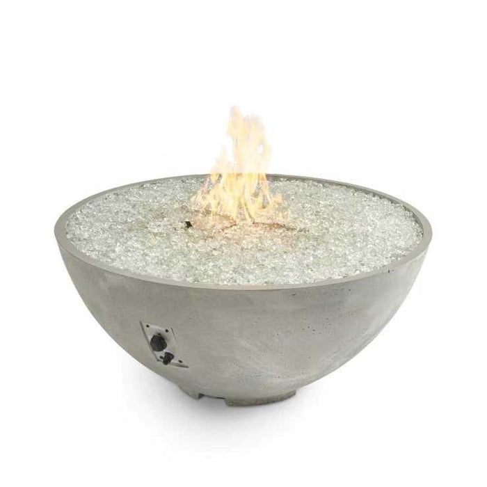 Outdoor Greatroom Natural Grey Cove Edge 42" Round Gas Fire Pit Bowl CV-30E