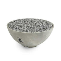 Outdoor Greatroom Natural Grey Cove Edge 42" Round Gas Fire Pit Bowl CV-30E