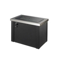Outdoor Greatroom Stainless Steel Providence Rectangular Gas Fire Pit Table PROV-1224-SS