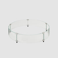Outdoor Greatroom Round Glass Wind Guard for 12" Burner GG-12R