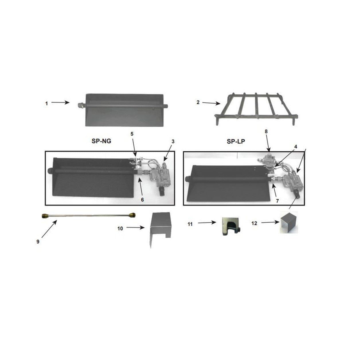 HHT 24" Safety pilot hearth kit NG SP24NG