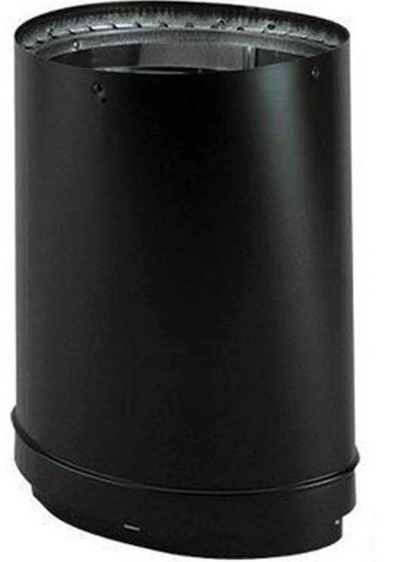 HHT 8" x 14.5" Duravent DVL Double Wall Oval-to-Round Adapter DV-8DVL-ORAD
