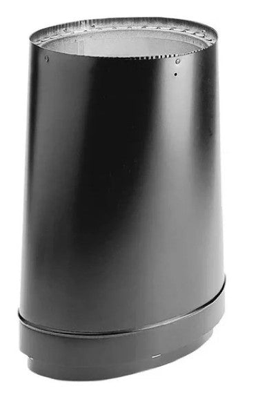 HHT 6" x 14.5" Duravent DVL Double Wall Oval-to-Round Adapter DV-6DVL-ORAD