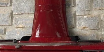 HHT 8" Oval Flue Collar - Bordeaux 0000560
