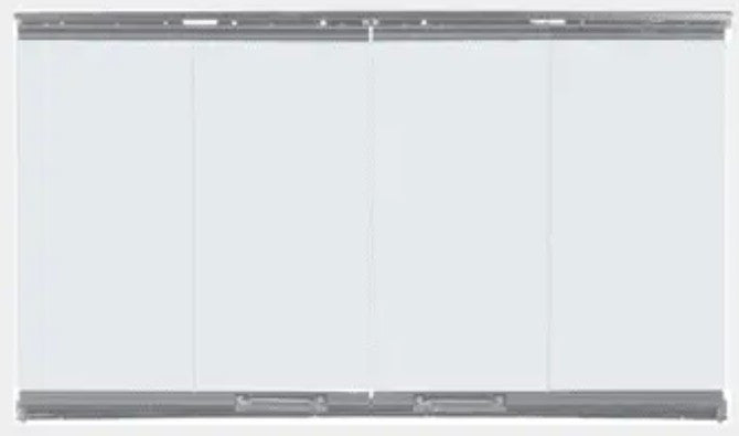 HHT Original bi-fold glass doors with stainless steel trim DM1036S