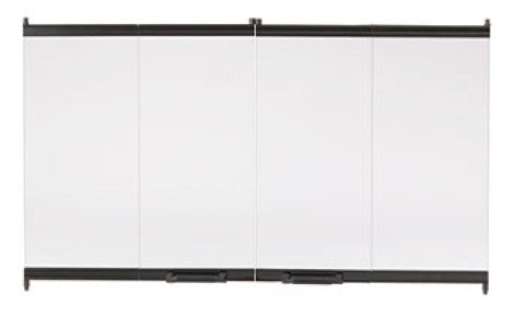 HHT Original bi-fold glass doors with black trim DM8042