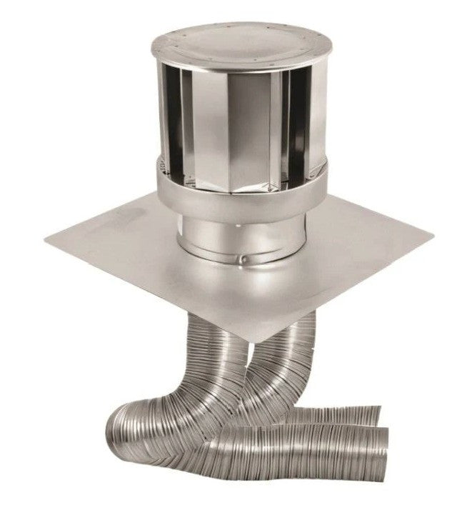 HHT Direct vent insert kit - one 4 - liner, one 30 - liner, plus term cap components LINK-DV4-30B
