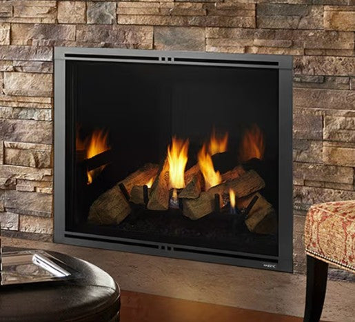 2614-053 Hearthbrick and top for 36" Black Glass walls (must order GLMQ36 Reflective Black Glass walls as well)
