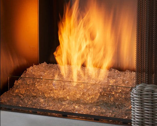 HHT Contemporary hearth kit for use with glass media MOD-ODCOUG36