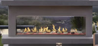Majestic Products 48" Lanai See-Through Natural Gas Outdoor Fireplace ODLANAIGST-48