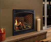Majestic Products Meridian 42" Top/Rear Direct Vent Traditional Fireplace MER42