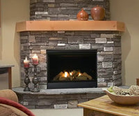 Majestic Products 36" Quartz Platinum Direct Vent Gas Fireplace QUARTZPLA36I